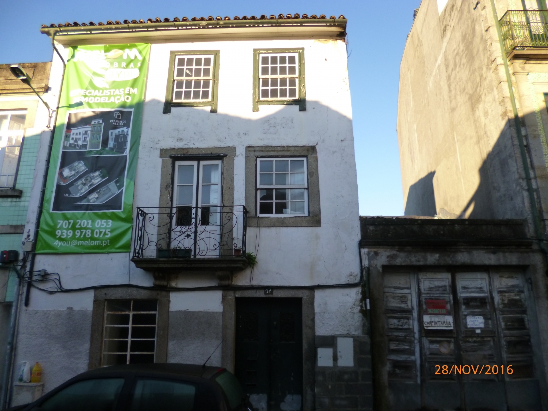 Reconstrução de Edifício na rua de S. Barnabé n/ 17/19, Braga
